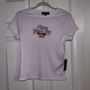 Faded Rose New York City Brooklyn Baby Tee